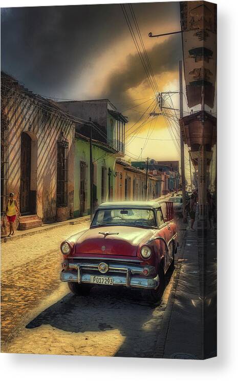 Sleepy Canvas Print featuring the photograph The Trinidad atmosphere by Micah Offman