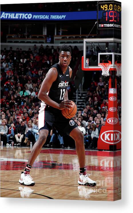 Nba Pro Basketball Canvas Print featuring the photograph Thomas Bryant by Jeff Haynes Nba Pro Basketball Canvas Print featuring the photograph Thomas Bryant by Jeff Haynes
