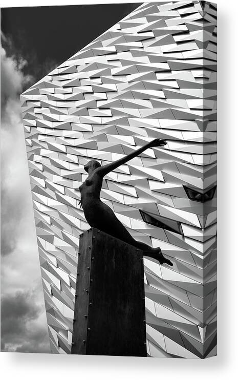 Architecture Canvas Print featuring the photograph Titanica by Shawn Boyle