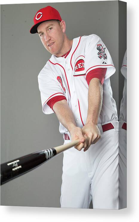 People Canvas Print featuring the photograph Todd Frazier by Mike Mcginnis