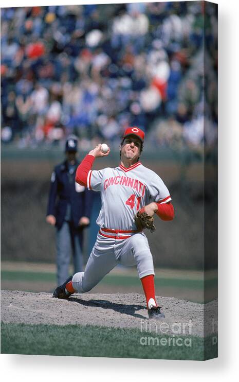 Tom Seaver Canvas Print featuring the photograph Tom York by Rich Pilling