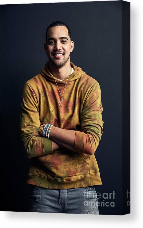 Event Canvas Print featuring the photograph Trey Lyles by Jennifer Pottheiser