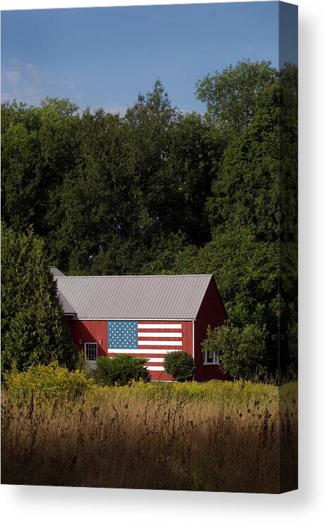 Barn Canvas Print featuring the photograph Vermont Morning 2 by Robert Dann