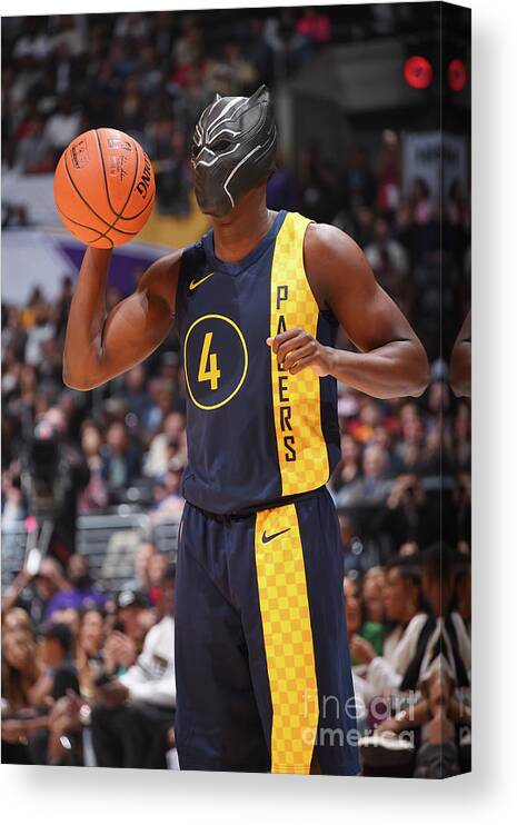 Victor Oladipo Canvas Print featuring the photograph Victor Oladipo by Andrew D. Bernstein