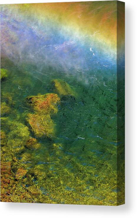 Waterfall Canvas Print featuring the photograph Waterfall Light by Alexander Kunz