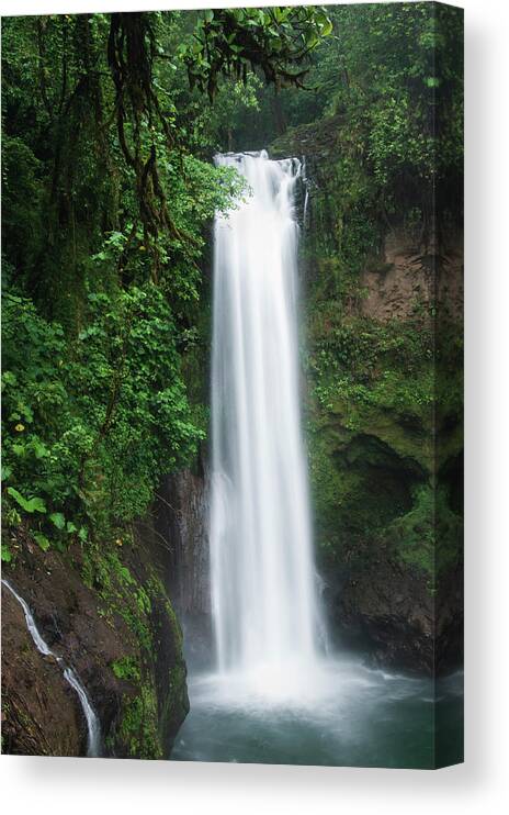 Waterfall Canvas Print featuring the photograph Waterfall White Magic by Oscar Gutierrez