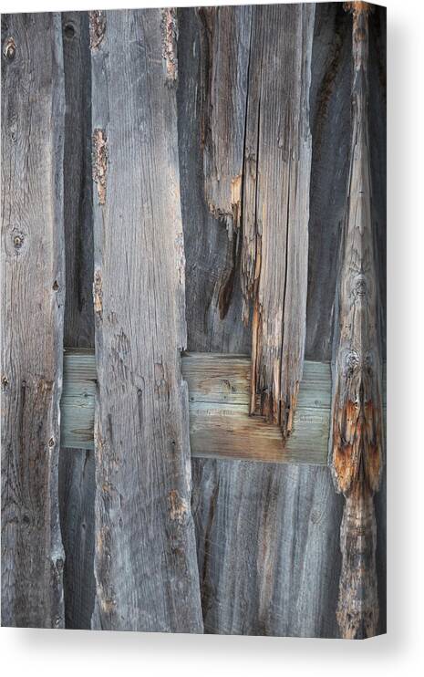 Old Canvas Print featuring the photograph Weathered Boards by Phil And Karen Rispin