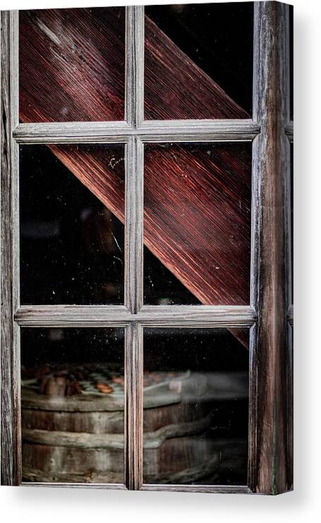 Old Canvas Print featuring the photograph Window into the Past by Rick Nelson