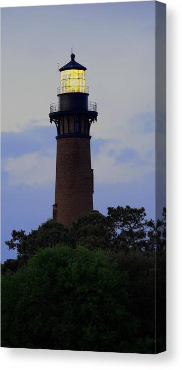 Currituck Lighthouse Canvas Print featuring the photograph Currituck Lighthouse by Jamie Pattison