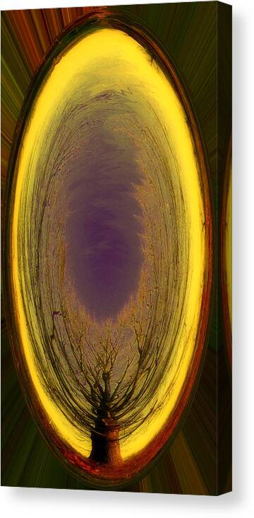 Tree Canvas Print featuring the photograph Flame of Life by Jodie Marie Anne Richardson Traugott     aka jm-ART