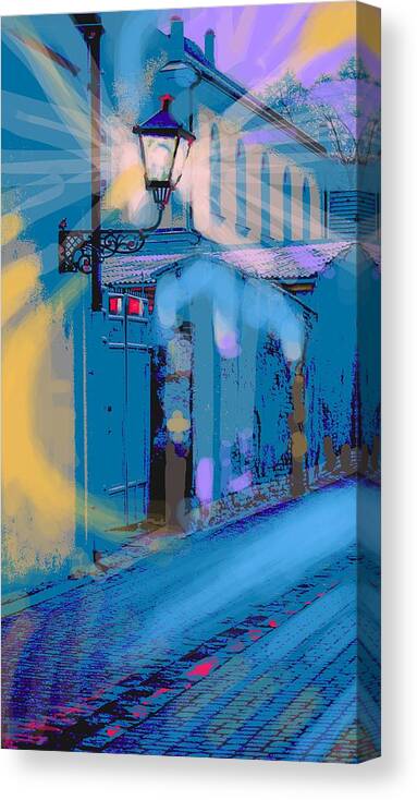 Digital Canvas Print featuring the digital art Let the light shine by Mary Armstrong