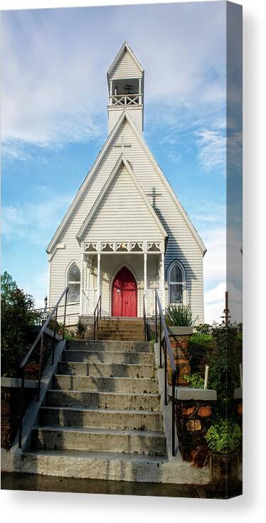 Episcopal Church Canvas Print featuring the photograph Episcopal Church of the Messiah by Greg and Chrystal Mimbs