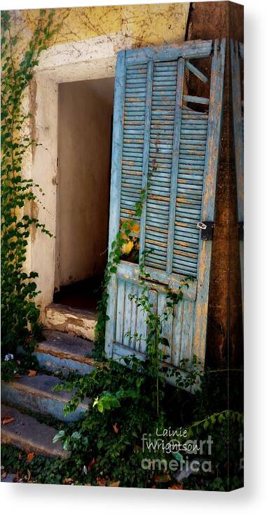 Door Canvas Print featuring the photograph Finding The Beauty by Lainie Wrightson