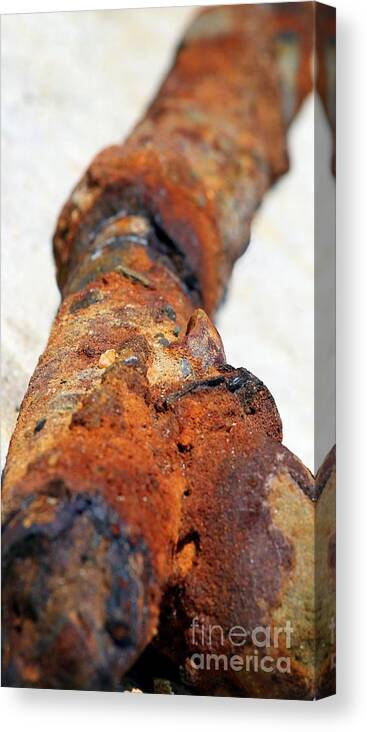 Pipe Canvas Print featuring the photograph Rust pipe by Henrik Lehnerer