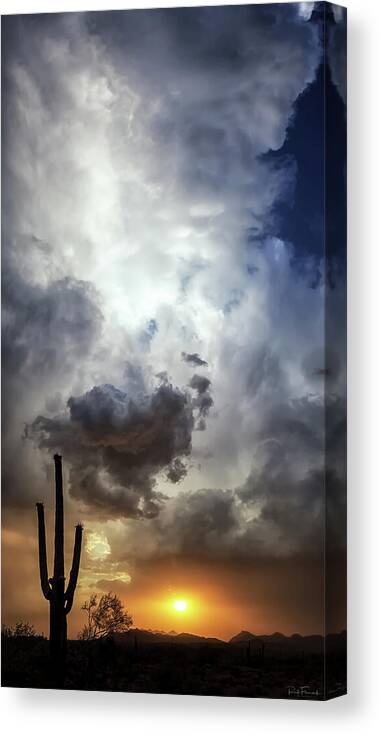 American Southwest Canvas Print featuring the photograph Majestic by Rick Furmanek