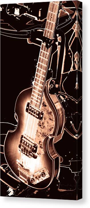 Bass Guitar Canvas Print featuring the photograph Next one up by John Stuart Webbstock