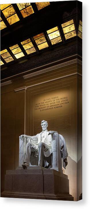 Abraham Canvas Print featuring the photograph Abraham Lincoln by Andrew Soundarajan