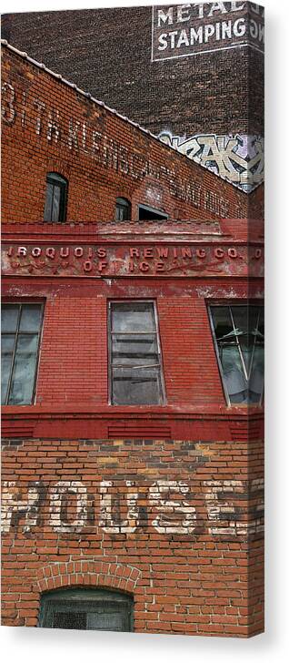 Brewery Canvas Print featuring the photograph Brewery Triptych by Char Szabo-Perricelli