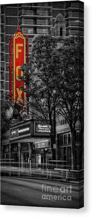 Atlanta Canvas Print featuring the photograph Fabulous Fox Theater Slim by Doug Sturgess