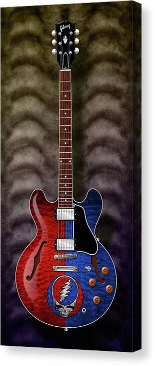 Grateful Dead Canvas Print featuring the photograph Grateful 335 by WB Johnston