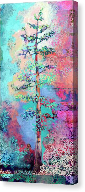Tree Canvas Print featuring the painting The Resilience of Time #1 by Jennifer Lommers