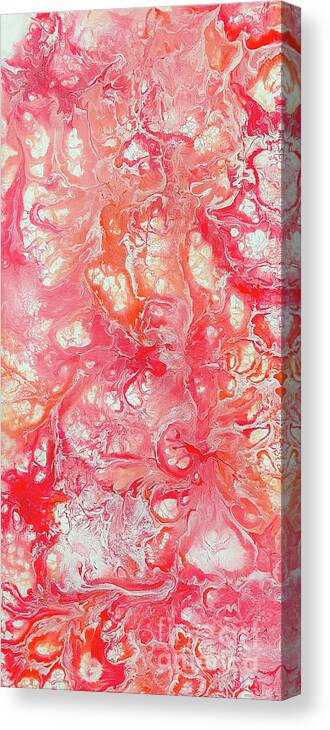 Cotton Candy Dreams Canvas Print featuring the painting Cotton Candy Dreams by Toni Somes