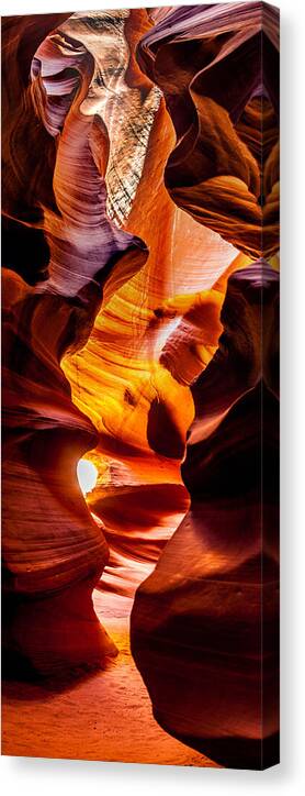 Antelope Canyon Canvas Print featuring the photograph Exit Strategy by Az Jackson