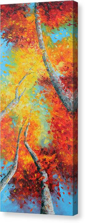 Tree Canvas Print featuring the painting Love That Conquers by Meaghan Troup