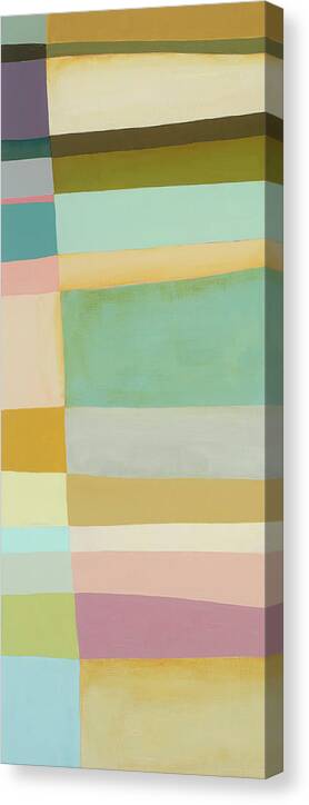 Abstract Art Canvas Print featuring the painting Common Thread #11 by Jane Davies