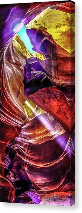 Upper Antelope Canyon Canvas Print featuring the photograph Sacred Echoes by Az Jackson
