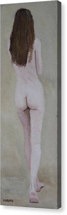 Nude Canvas Print featuring the painting Innocent Youth by Masami Iida