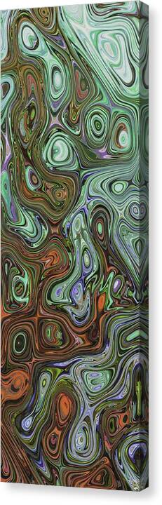 Abstract Canvas Print featuring the painting Creation I #1 by Danielle Harrington