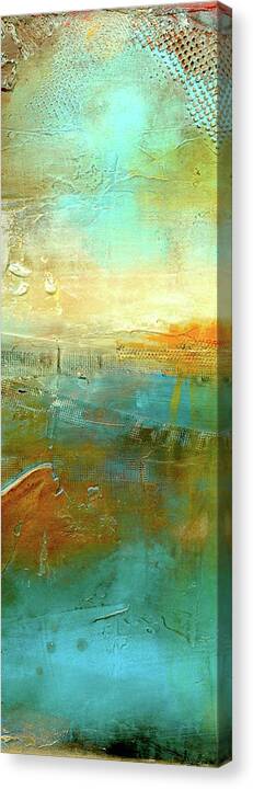 Abstract Canvas Print featuring the painting Urban Decay II #2 by Erin Ashley