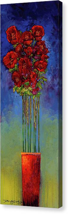 Bloomscapes Canvas Print featuring the painting Joy In Our Midst by Ford Smith