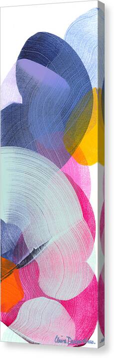 Abstract Canvas Print featuring the painting Soft Pillow by Claire Desjardins