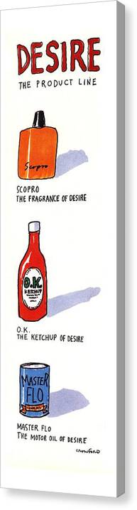 Desire
The Product Line
Consumerism Canvas Print featuring the drawing Desire: The Product Line by Michael Crawford