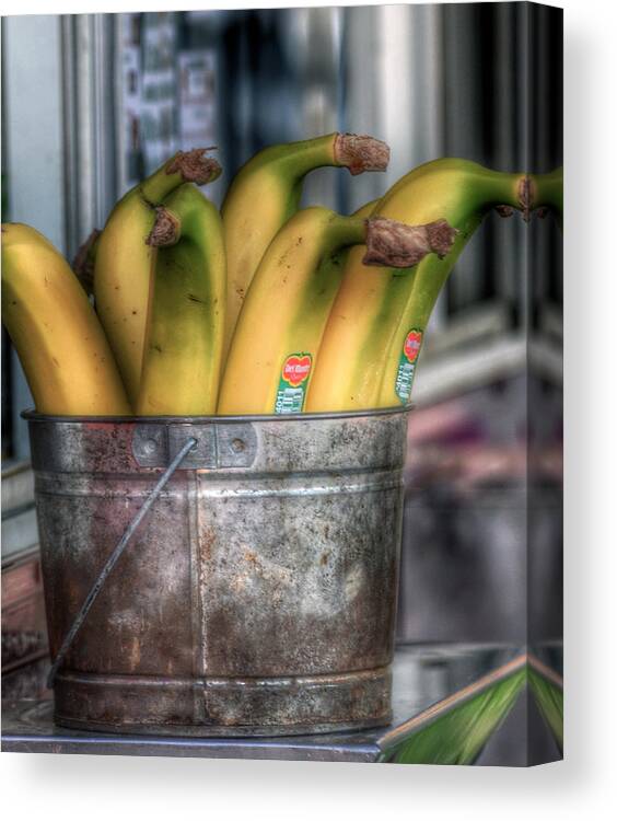 Fruit Canvas Print featuring the photograph Bananas #1 by Bill Owen