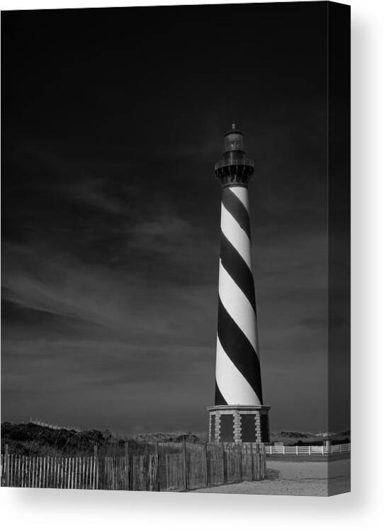 Cape Hatteras Canvas Print featuring the photograph Cape Hatteras Lighthouse #1 by Mountain Dreams