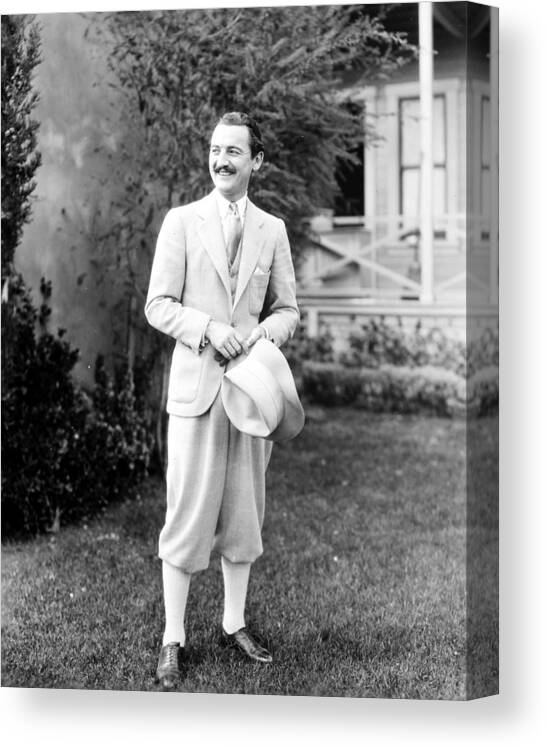 Coat Canvas Print featuring the photograph Men's Fashion, C1925 #1 by Granger