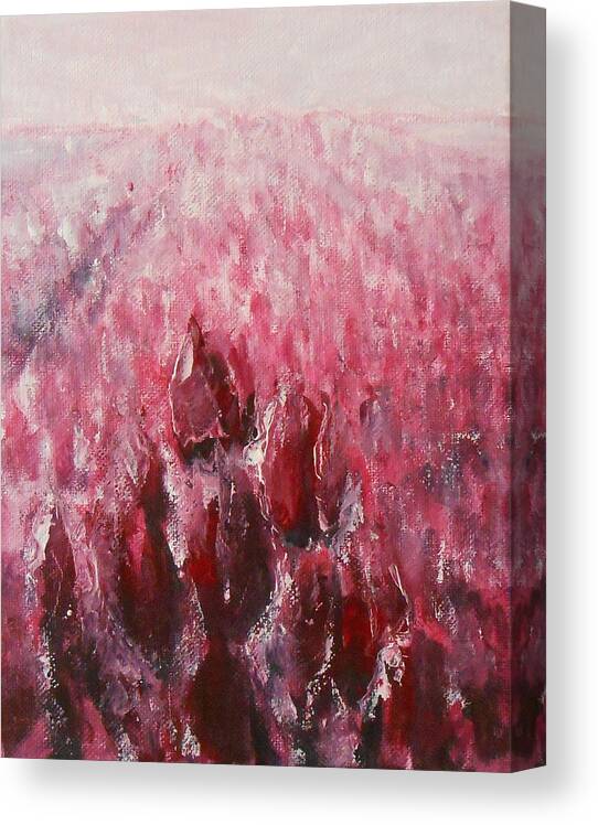 Abstract Canvas Print featuring the painting Tulips #2 by Jane See