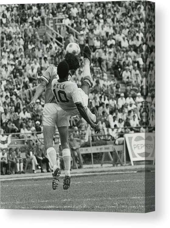 classic Canvas Print featuring the photograph Pele by Retro Images Archive