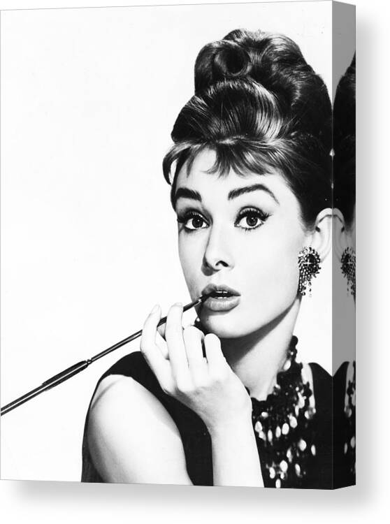classic Canvas Print featuring the photograph Audrey Hepburn by Retro Images Archive