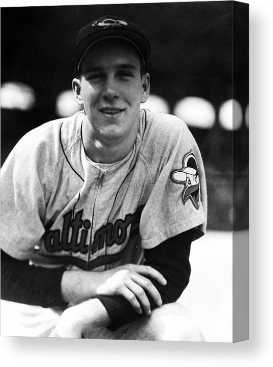 classic Canvas Print featuring the photograph Brooks Robinson #2 by Retro Images Archive