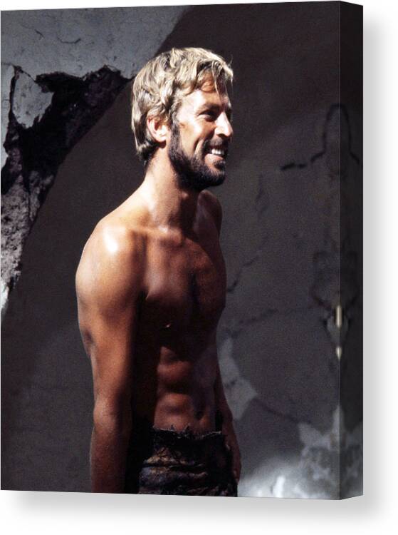Beneath The Planet Of The Apes Canvas Print featuring the photograph James Franciscus in Beneath the Planet of the Apes #2 by Silver Screen