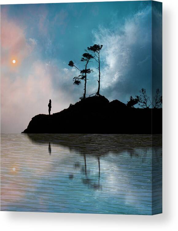 Seascape Canvas Print featuring the photograph 3607 by Peter Holme III