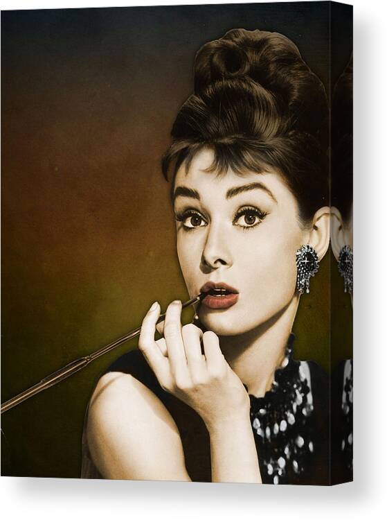 classic Canvas Print featuring the photograph Audrey Hepburn #4 by Retro Images Archive