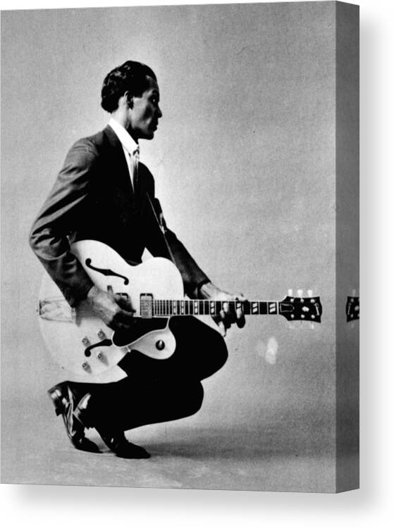 classic Canvas Print featuring the photograph Chuck Berry by Retro Images Archive