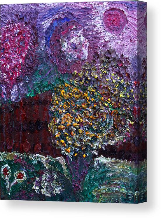 Spring Canvas Print featuring the painting Spring in New Jersey by Vadim Levin