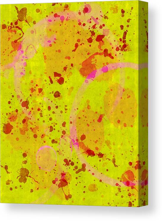 Abstract Art Canvas Print featuring the digital art Abstract #8 by Lisa Noneman