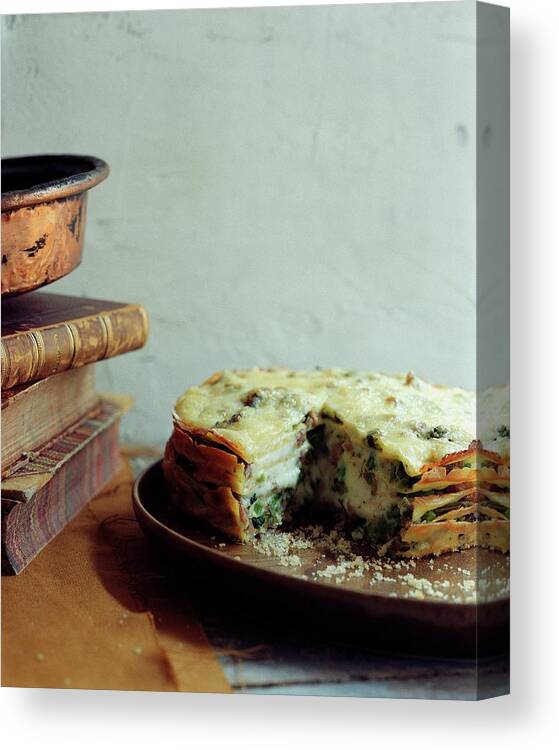 Nobody Canvas Print featuring the photograph A Gourmet Torte by Romulo Yanes